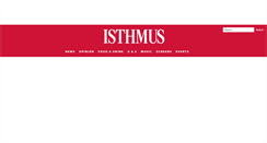 Desktop Screenshot of isthmus.com